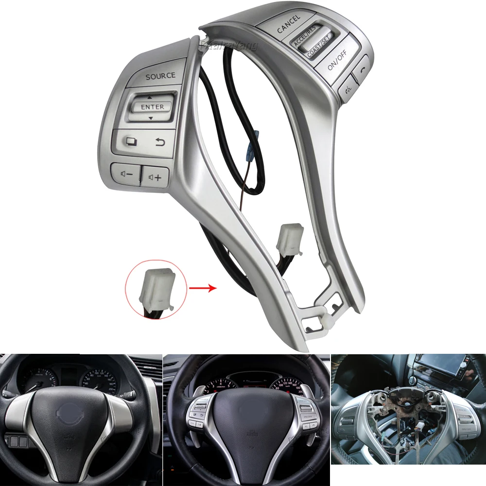

For Nissan Altima tenna X-trail 2014 -2016 Steering Wheel Audio Control Button Switch For Tudda 25550-3TA3A 255503TA3A