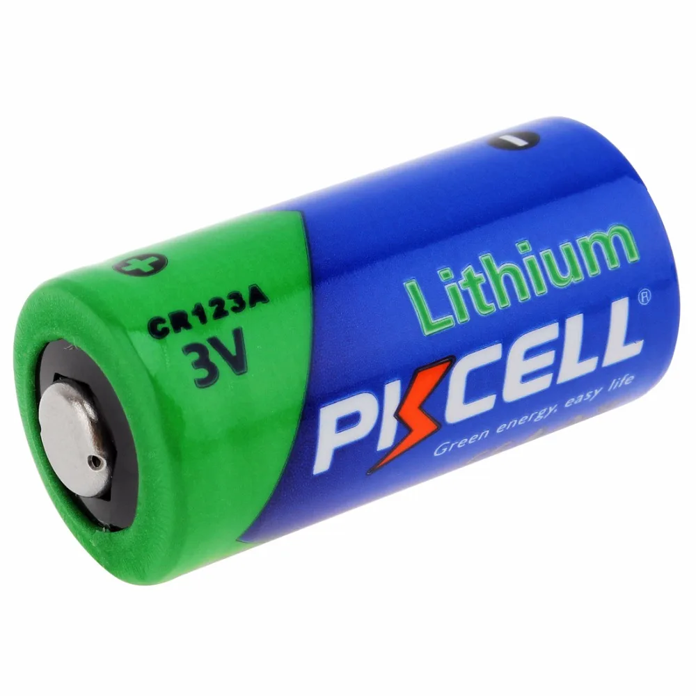 Литий-ионный аккумулятор Pkcell CR123A 3 в аналог CR123 123A CR17345 KL23a VL123A DL123A 5018LC 1500 мАч для