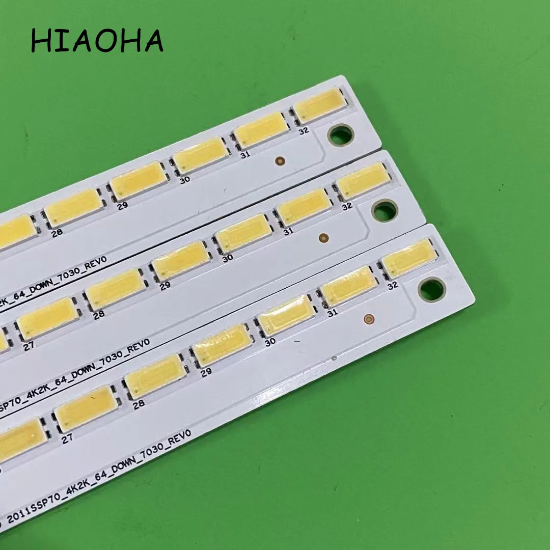 

Original 3pcs/set LED Backlight Strip For Sharp 70" KDL-70R550A LCD-70LX640A SLED 2011SSP70_4K2K_64_D0WN_7030_REV0 514mm 64LED