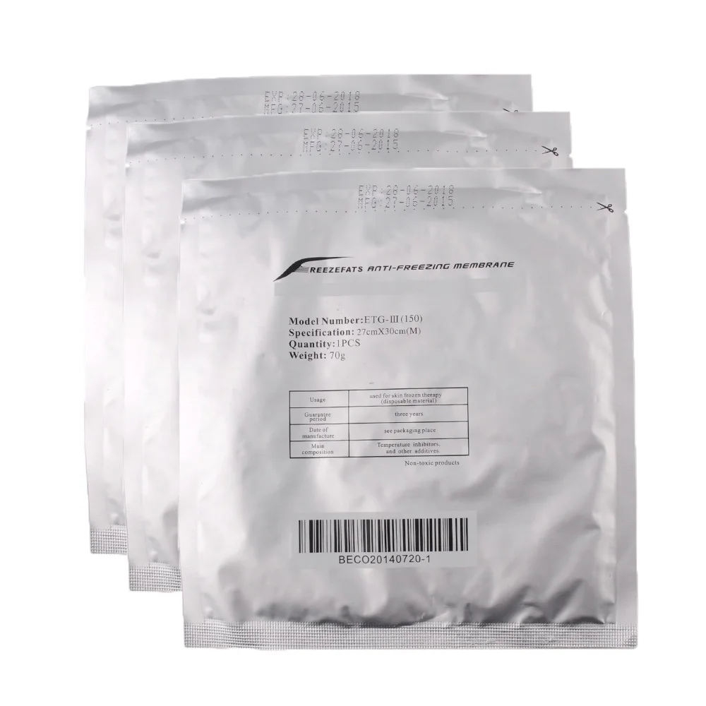 4 шт. антифриз мембранная пленка для криотерапии липосакции замораживание