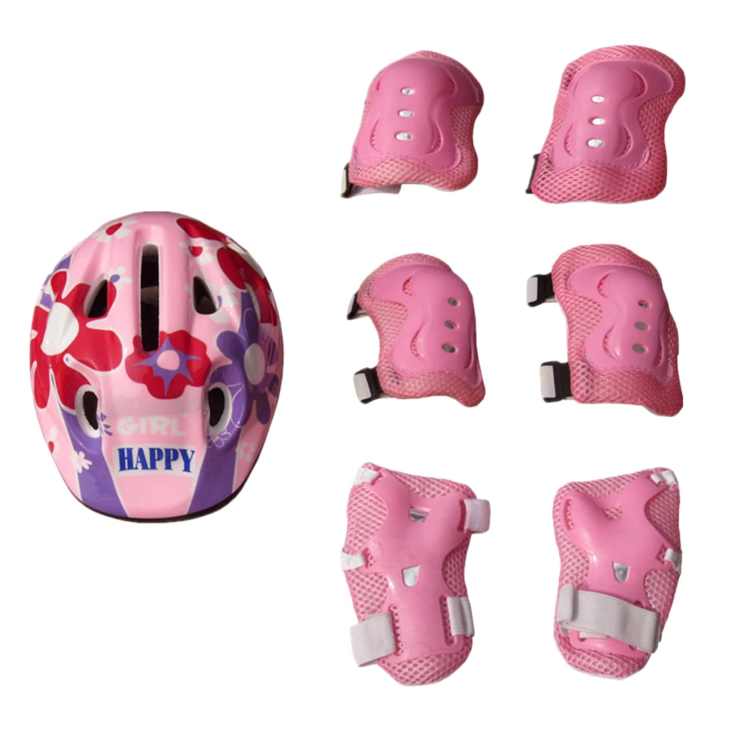 Детский спортивный защитный комплект шлема для малышей наколенники налокотники