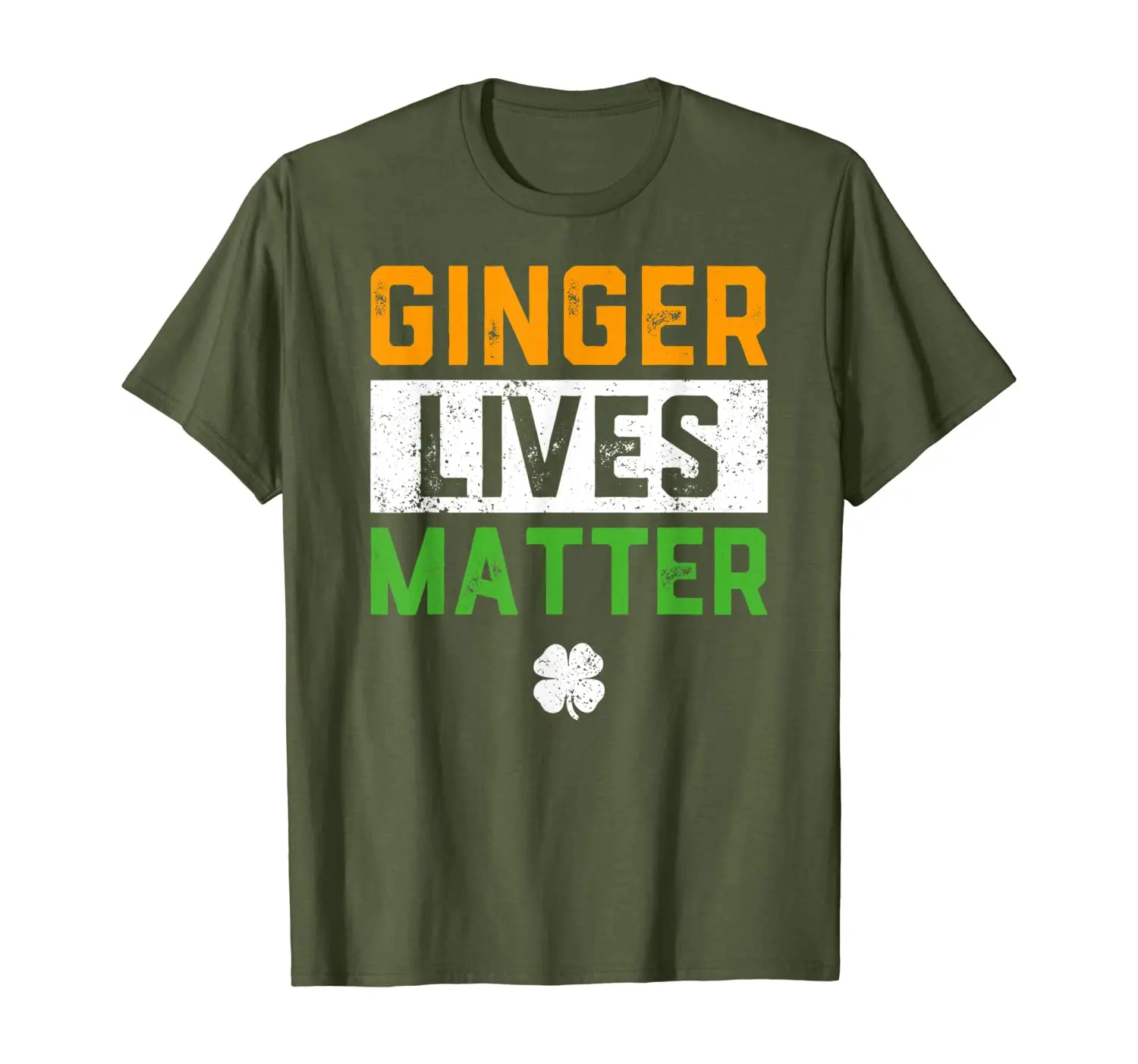 

Ginger Lives Matter Funny St Patricks Day T-Shirt Irish Tee