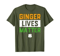 ginger lives matter funny st patricks day t shirt irish tee