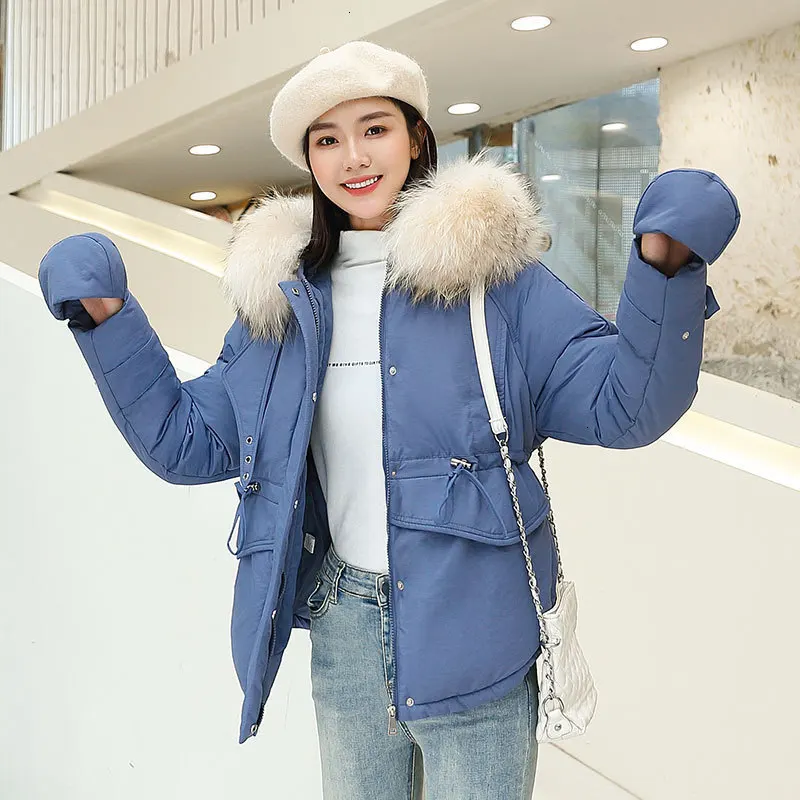 Хит продаж женская короткая хлопковая одежда маленькая свежая Женская пуховая