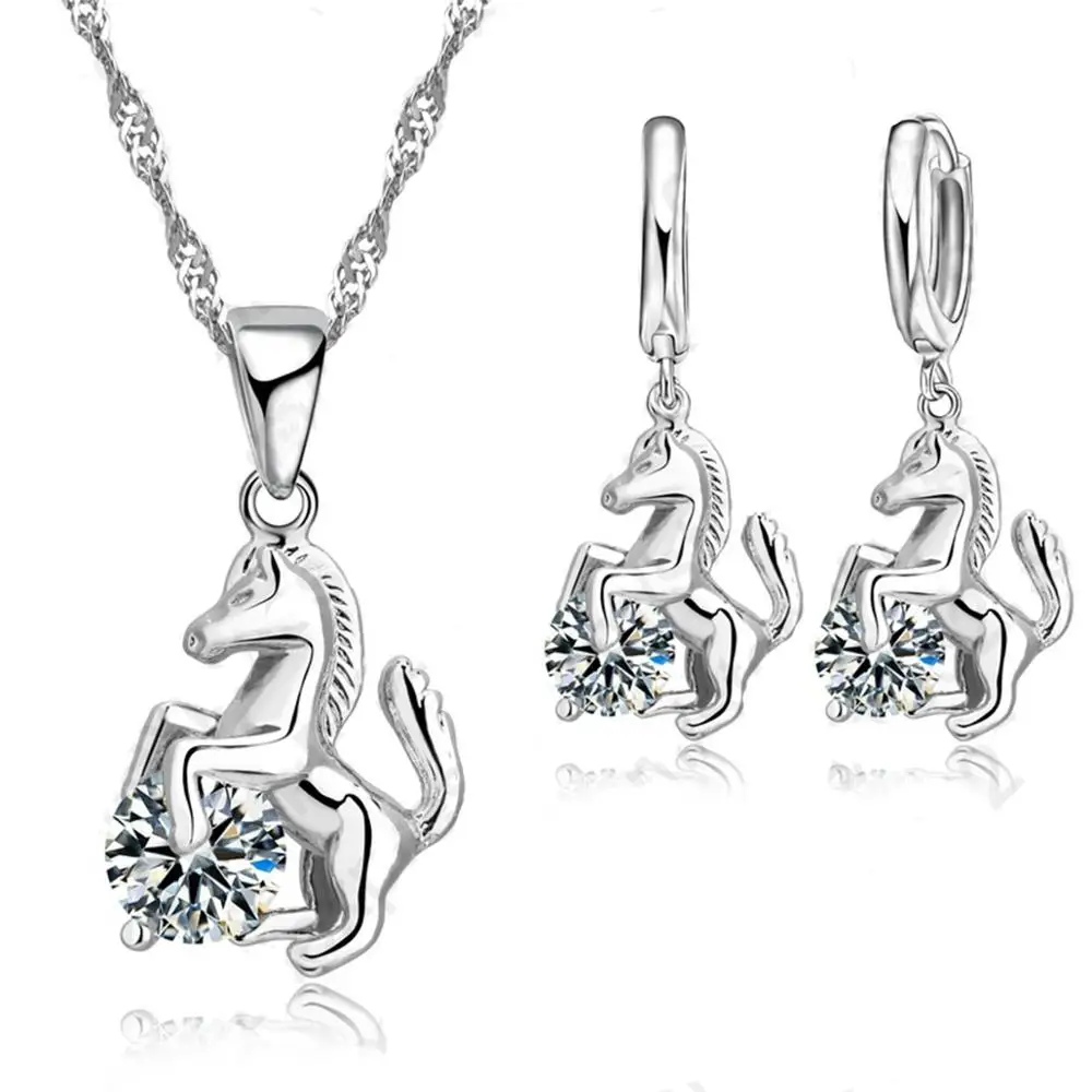 Женский комплект из колье и серёг серебра 925 пробы|necklace earring|earrings necklaceearrings for women set