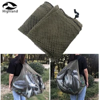 lightweight polyester mesh storage net bag w shoulder strap durable duck goose turkey mesh decoy bag backpack hunting decoy bag