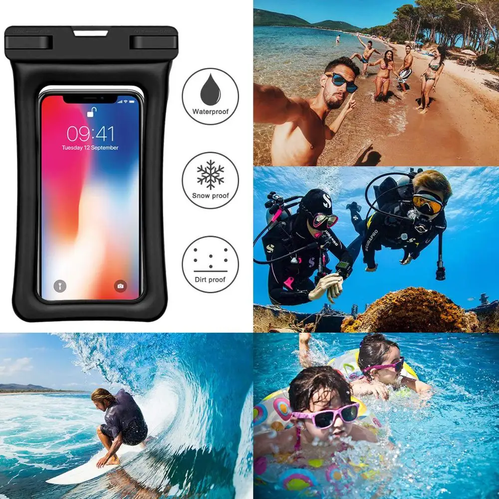 Универсальный Водонепроницаемый Чехол OBAFU для iPhone X XS MAX 8 7 6 s 5 Plus чехол сумка чехлы