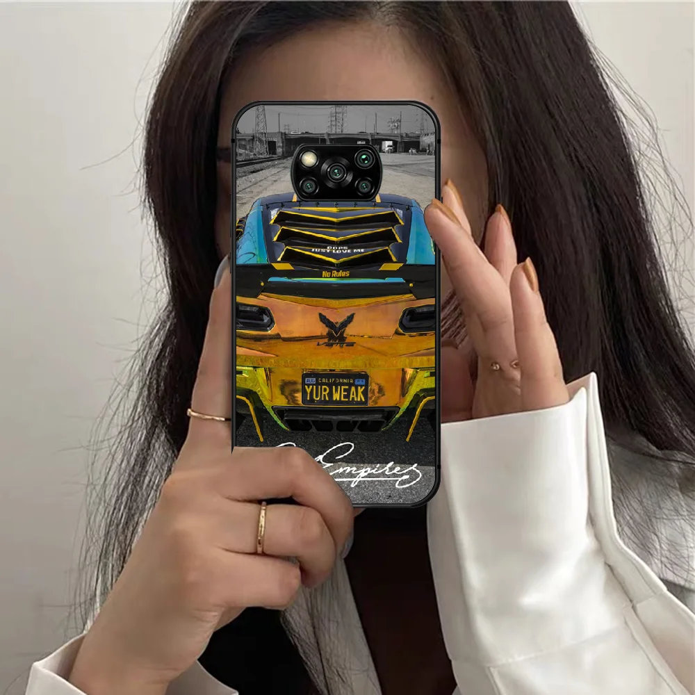 

Corvette Supercars Phone Case For XIAOMI MI 8 9 SE Note 10 T Pro Lite Max 2 Poco X A 3 black Cell Trend Hoesjes Silicone Cover