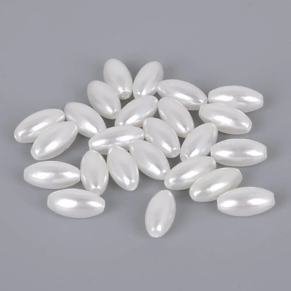 Овальные жемчужные бусины россыпью для бижутерии ожерелий браслетов сережек 100