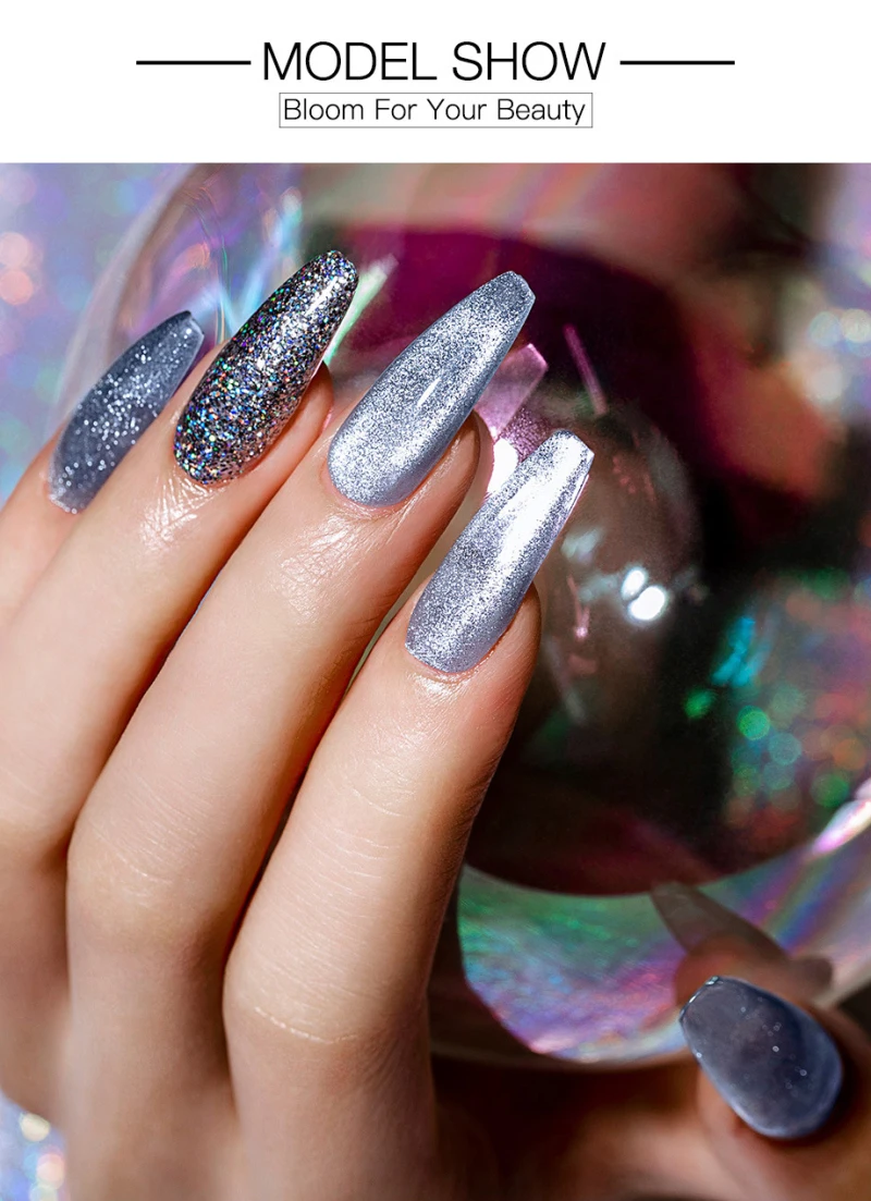 Лак для ногтей солнцезащитные очки &quotкошачий глаз&quot Магнит шпата лак с эффектом