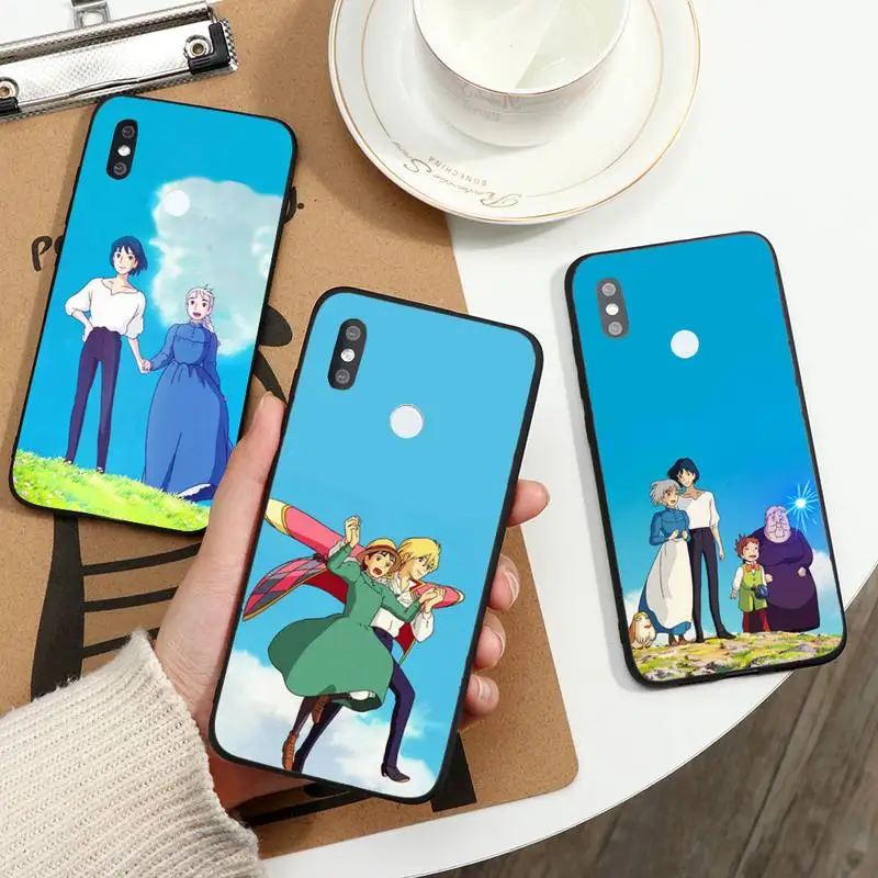 

Howl's Moving Castle Japan anime Phone Case For Xiaomi Redmi note 7 8 9 t max3 s 10 pro lite coque funda shell cover