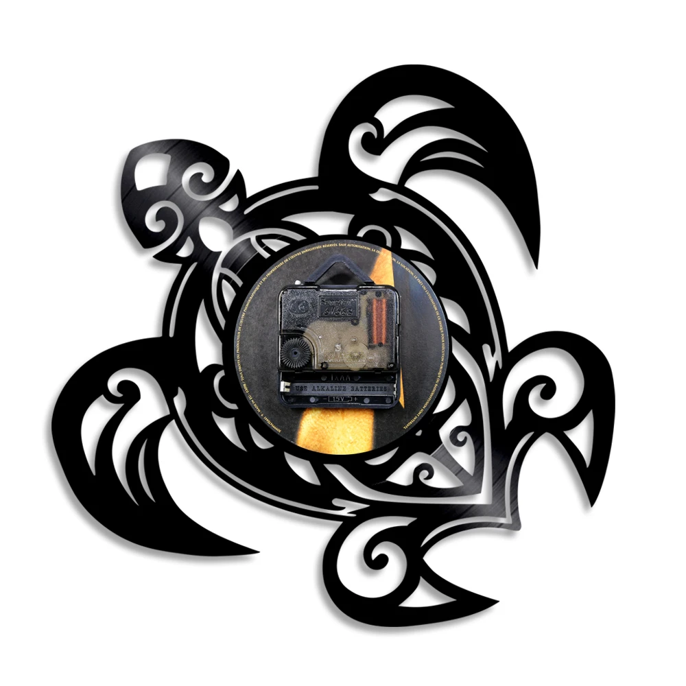 Настенные часы в стиле стимпанк механические виниловые для записи настенные с