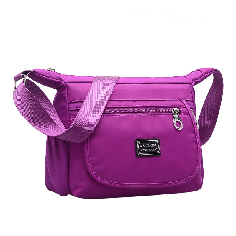 

Fashion new fashion single shoulder span women's bag version waterproof nylon canvas postman bag lykj-yxy