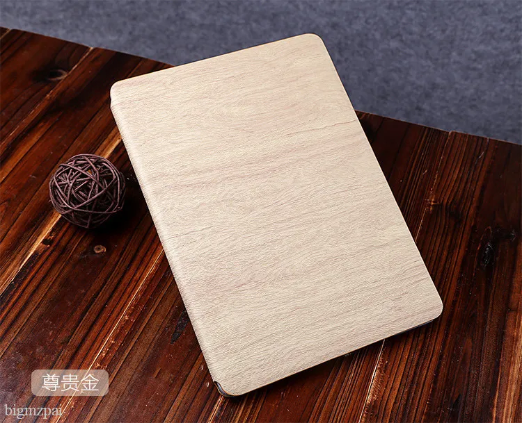 Классический деловой чехол-подставка из искусственной кожи под дерево для Apple ipad