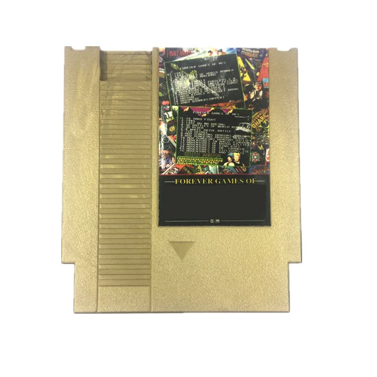 Игровой картридж FOREVER DUO GAMES OF NES 852 в 1(405+ 447) для консоли NES, всего 852 игр 1024 Мбит флэш-чип в использовании - Цвет: Золотой