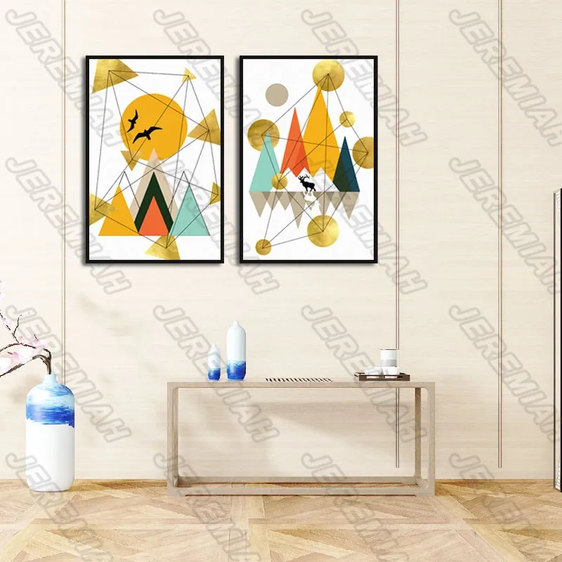 

Abstract Painting Waterproof Ink Nordic Poster Print Art Picture Modern Home Decoration