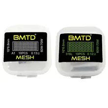 Bmtd 20 шт. готовые спирали Meshwork Ka1 0.13ohm/S316 0.12Ohm сетчатый стиль спираль проволока для Vandy Vape Rtas Wotofo Profile Rda