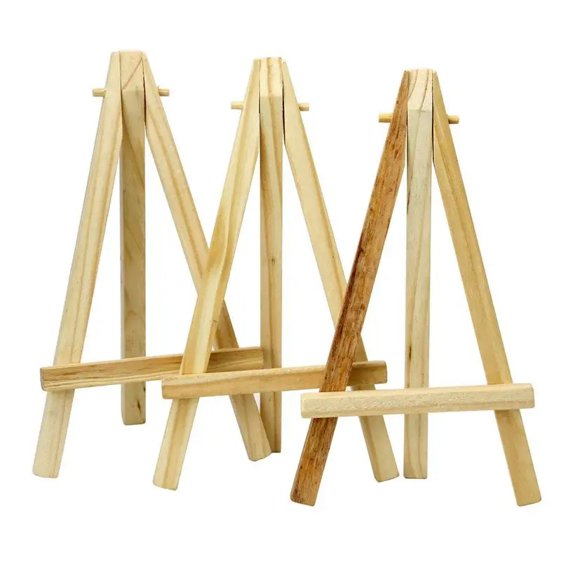 Мини 6 дюймов высокий деревянный мольберт художественные проекты фотоснимком