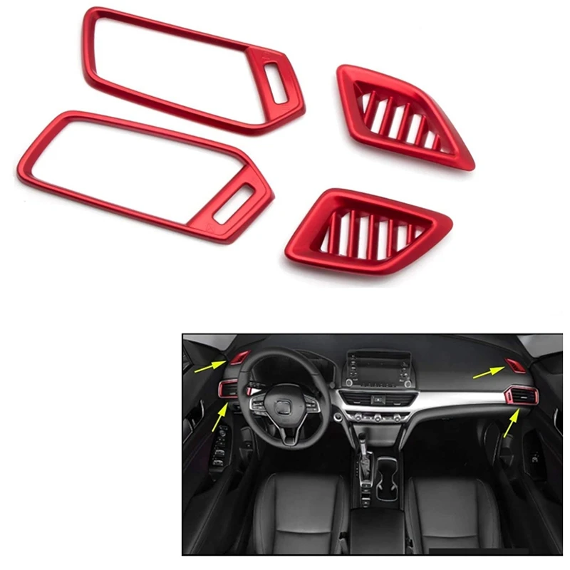 Приборная панель вентиляционное отверстие AC выход крышка рамка Накладка для Honda