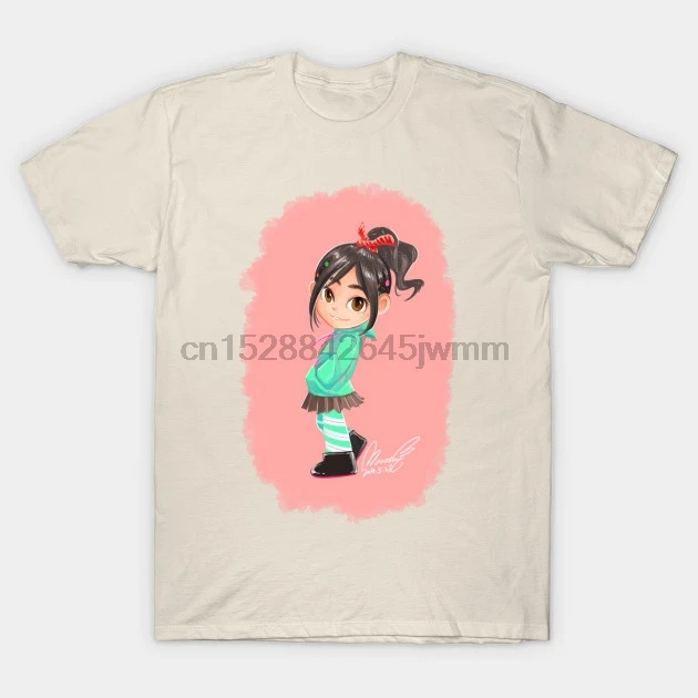 Мужская футболка короткий рукав Wreck It Ральф ванеллопа von Schweetz Vanellop Von топы женская