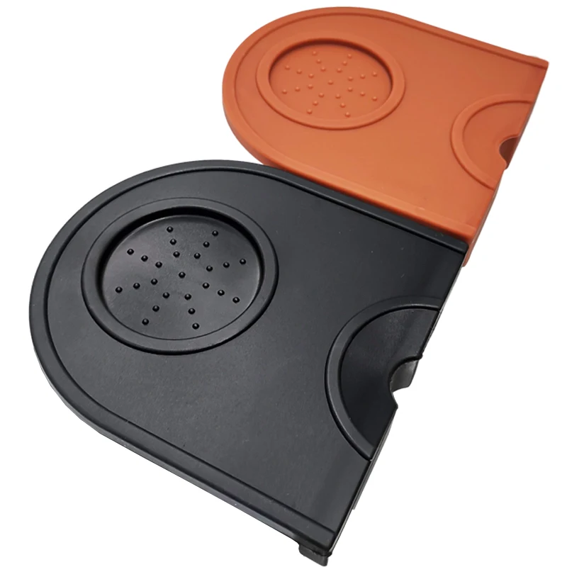 

Коврик для темпера кофе хорошего качества, силиконовый угловой коврик (без темпера для кофе) 13,5*14*3 см