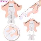 Формы BQAN для наращивания ногтей, Типсы для французского маникюра, акриловый УФ-гель для наращивания, изогнутая форма, 50100300 шт., трафарет для геля для наращивания