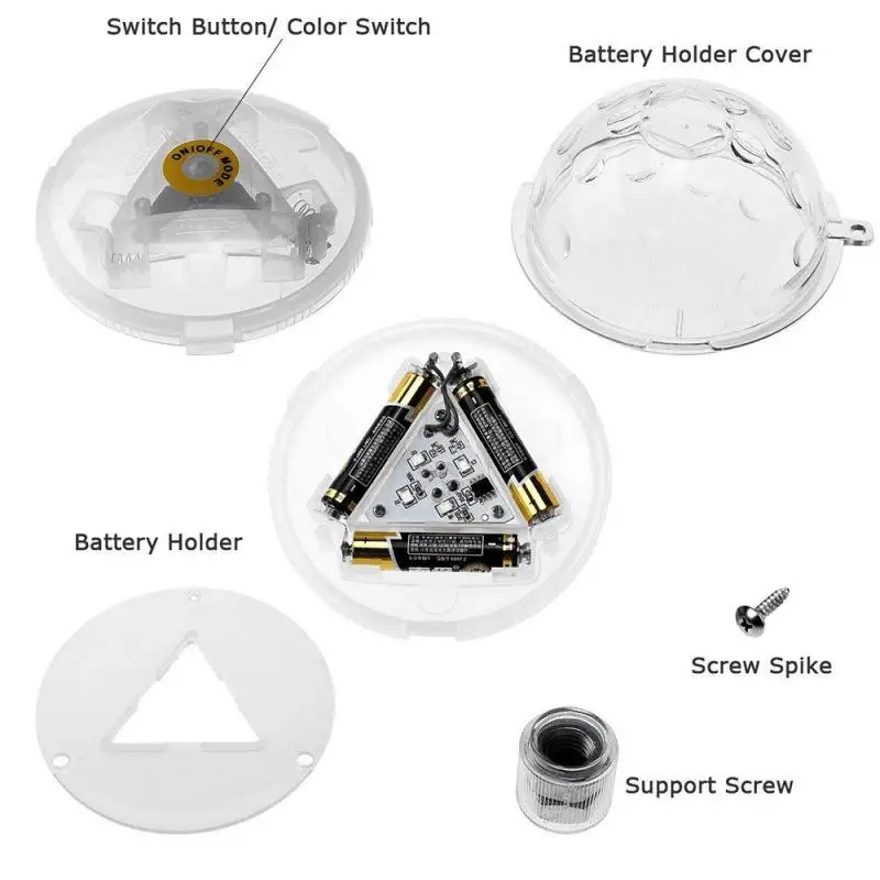 Подводный светильник s RGB погружной светодиодный диско вечерние светящееся шоу