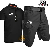 daiwa fishing outdoor airsoft paintball clothing men military quick drying uniform tactical combat solid shirts cargo pants