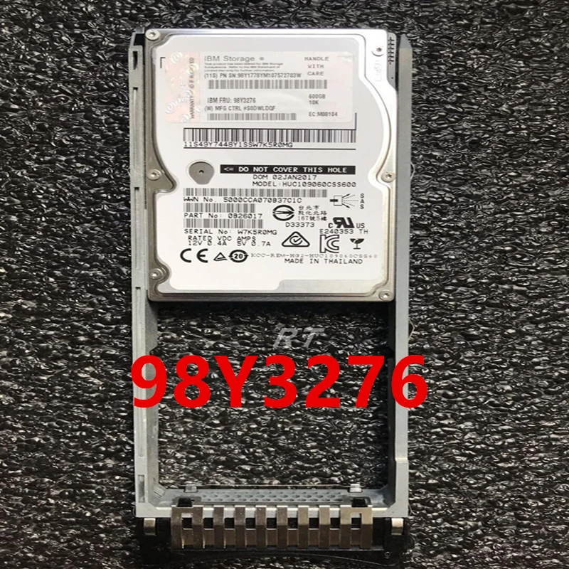 

Almost New Original HDD For IBM DS8000 600GB 2.5" SAS 6 Gb/s 64MB 10000RPM For Internal HDD For Server HDD For 98Y3276 98Y1778