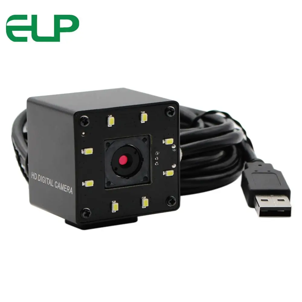 13MP MJPEG 10fps 3840x2880 Sony IMX214 Автофокус USB камера Веб с белым светодиодом для дня и