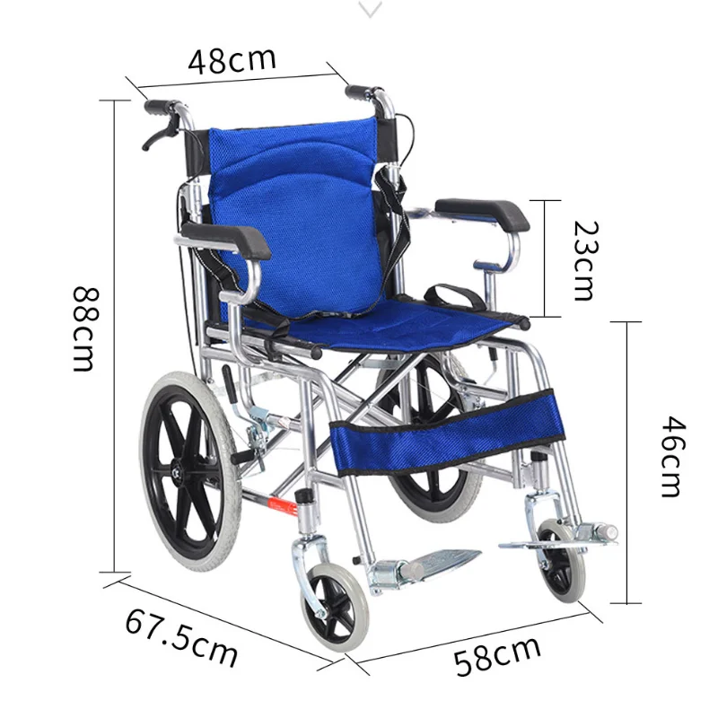 Складной инвалидной коляске светильник Портативный пожилым людям пожилого