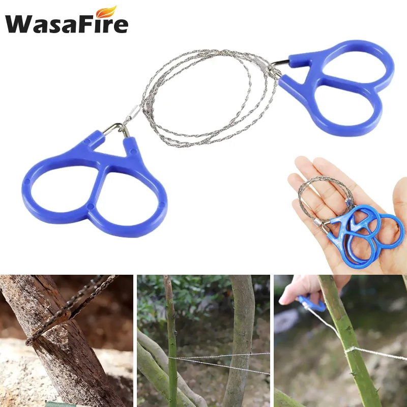 Уличная стальная проволочная пила аварийное снаряжение для выживания ручная