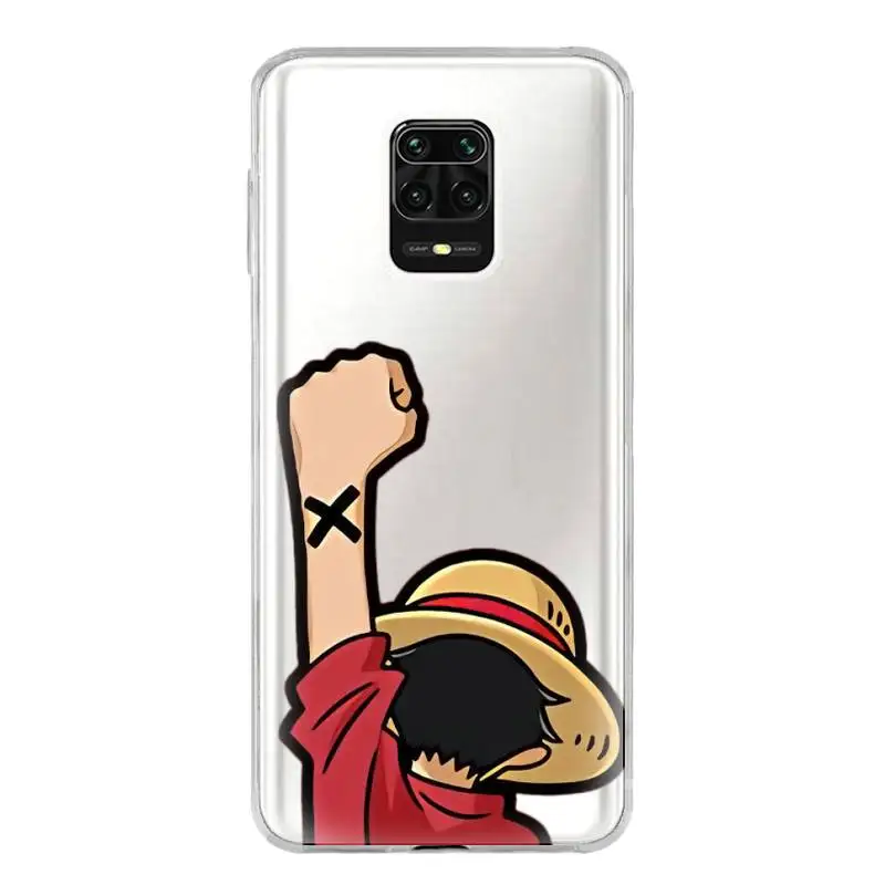 

Hot Luffy Fights Phone Cases Fitted Transparent For Iphone 11 12 7 8 Pro Mini XS Max Xr X PLU Cover