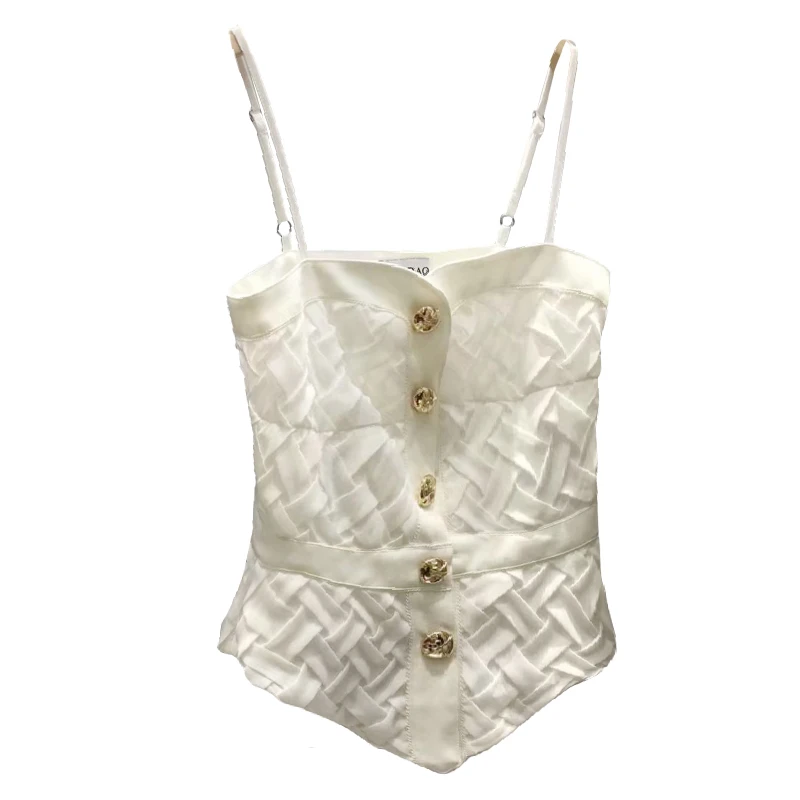 

Women's Camisole 2021 Summer New Slim Fit Tube Top Outer Wear Ladies Camis Tanks Blusas Mujer White Black