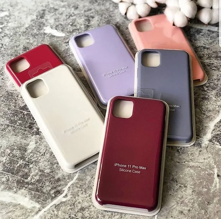 Silicone Case For iPhone XR X XS Max 11 Pro 7 Plus 8 6 6s Cases With Apple Cover Official Box |
