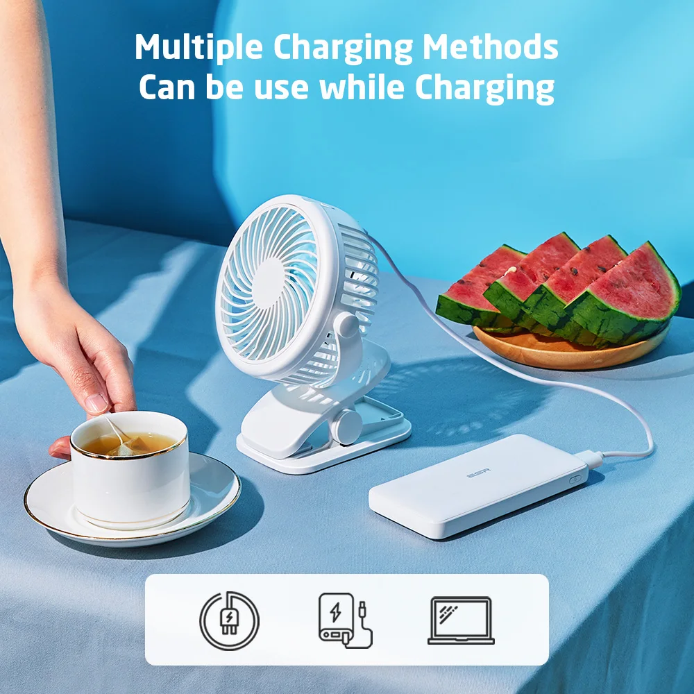 ESR мини клип Вентилятор Универсальный Портативный Детские коляски вентиляторы