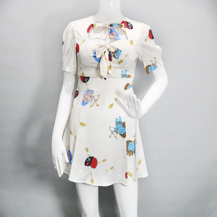 Kpop корейское платье знаменитостей уличная одежда того же лета милое белое для