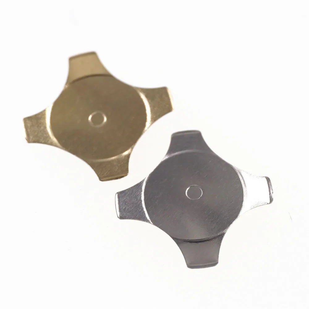 Позолоченный металлический купольный переключатель диаметром 100 мм с 4 ножками 12