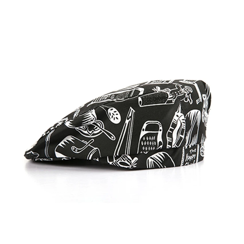 Женская шапка шеф повара одежда для работы и обслуживания еды из ткани кухни