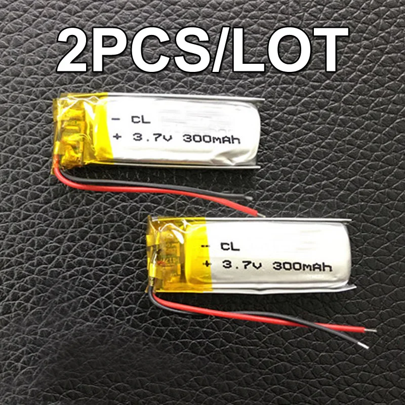 2 шт./лот 3 7 V 300mAh 601235 061235 аккумуляторная батарея для Jabra BT200 FS258 Bluetooth наушники