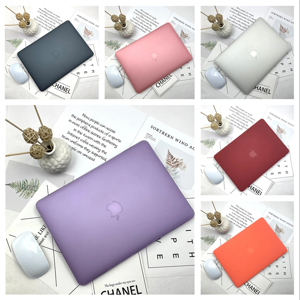 Матовый чехол для ноутбука Apple MacBook Air Pro 16 15 13 12 дюймов новый A2337 A2179 A2289 A2338 2020