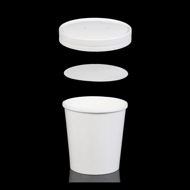 50 шт. круглая миска для супа из крафтовой бумаги | Дом и сад