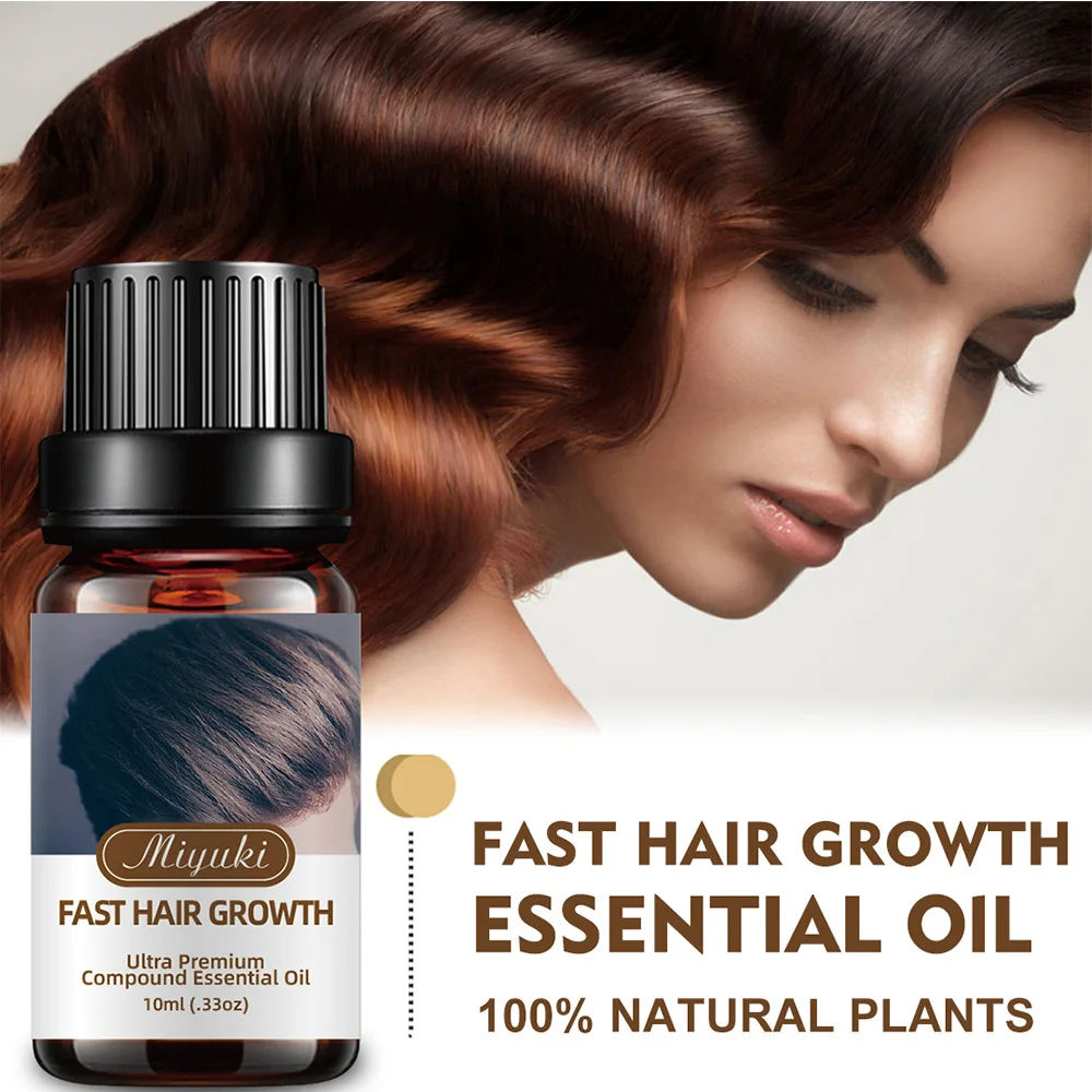 

10ML Hair Repair Essential Oil Fast Hair Growth Restore Soft Hair Care Prevent Dry Frizz Repair Damage Nourish Hair Root Oil