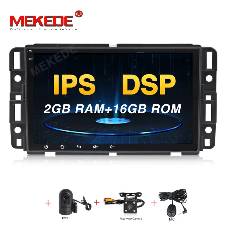 Автомобильный мультимедийный плеер Android 9,0 8 ядерный 4G ram автомобильный DVD gps плеер для GMC Chevrolet Chevy Yukon Sierra Tahoe Acadia Suburban - Цвет: 16G add camera DVR