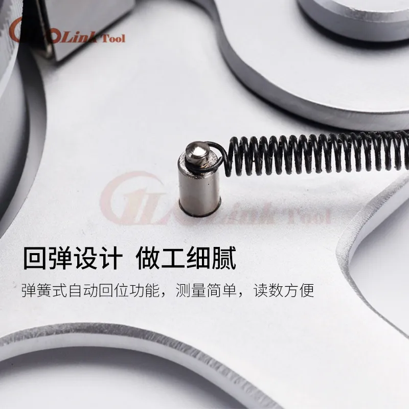 

0-50mm Snap Gage Outside Diameter Dial Caliper Thickness Gauge Throat Depth 125mm Measurement Tool