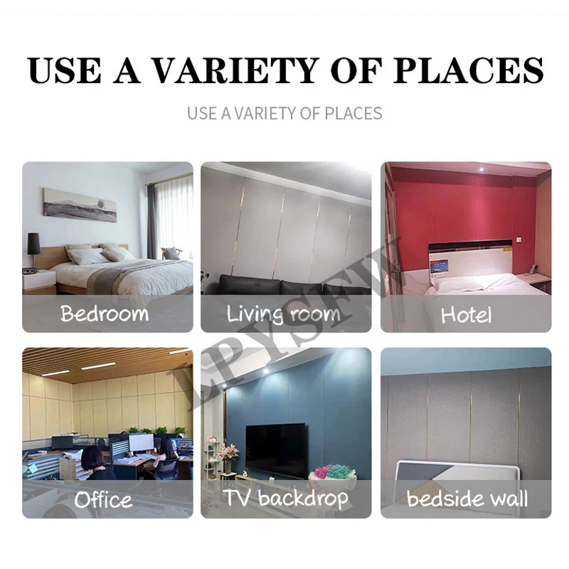 latest linen self adhesive wall cloth wallpaper home bedroom living room tv background wall decor light luxury 3d wall stickers free global shipping