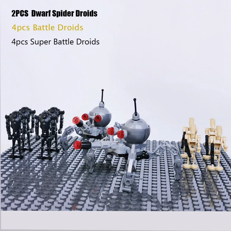 Новый Разрушитель Droid Spider Imperial At St AT клон Walker SW441 Droideka битва мини детский