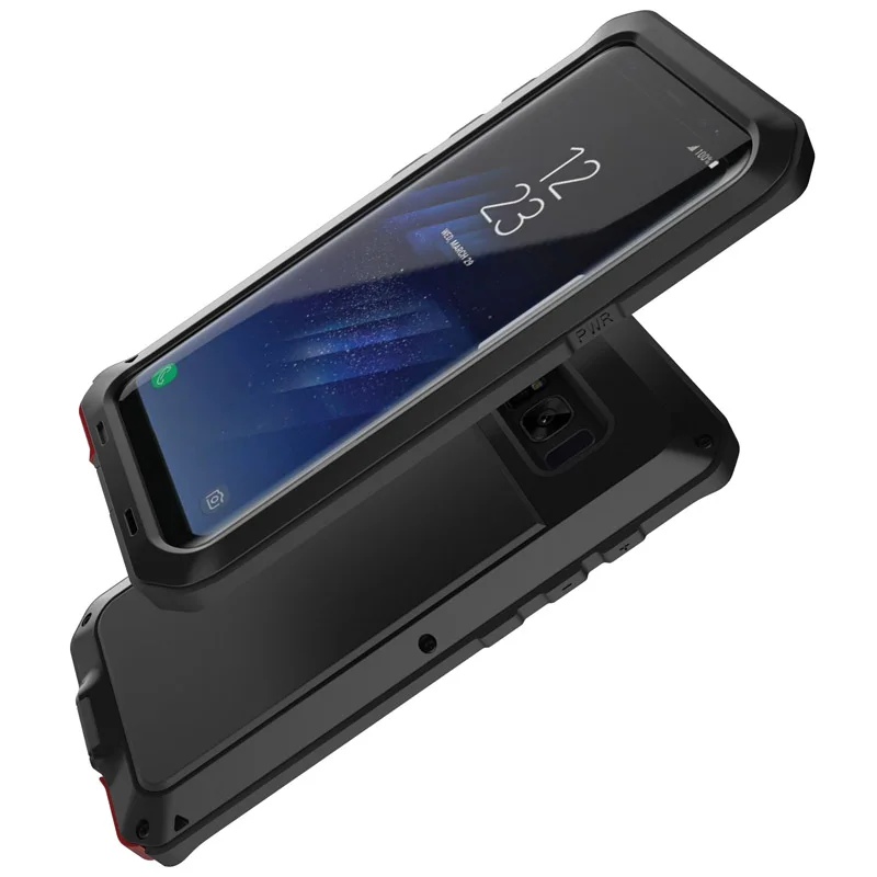 Military Grade Anodized Aluminum Heavy Duty Full Body Dual Layer Rugged TPU and Metal Protective Case for Samsung S8 | Мобильные