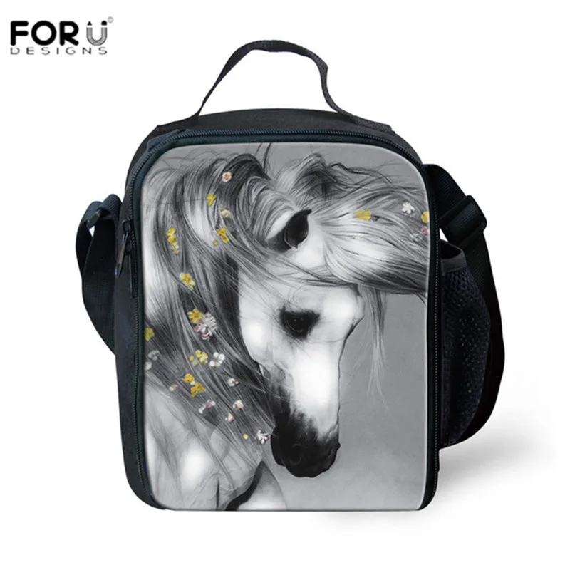 FORUDESIGNS/милый школьный рюкзак с 3D принтом лошади/комплект из 3 предметов для студентов, мальчиков и девочек, школьные рюкзаки, рюкзак на плечо, Детская сумка для книг - Цвет: CC6010E