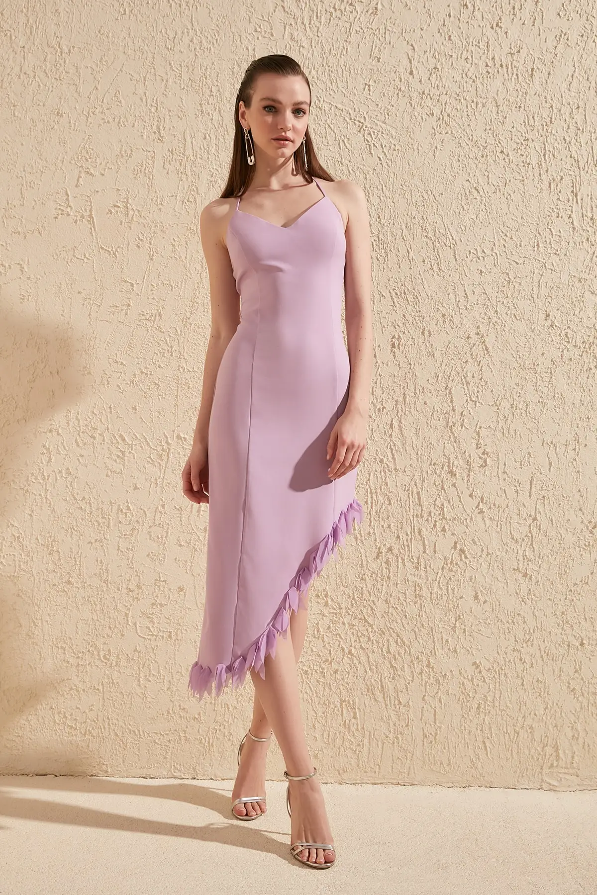 Trendyol аксессуар подробные платье TPRSS20EL1025|Женские платья| |